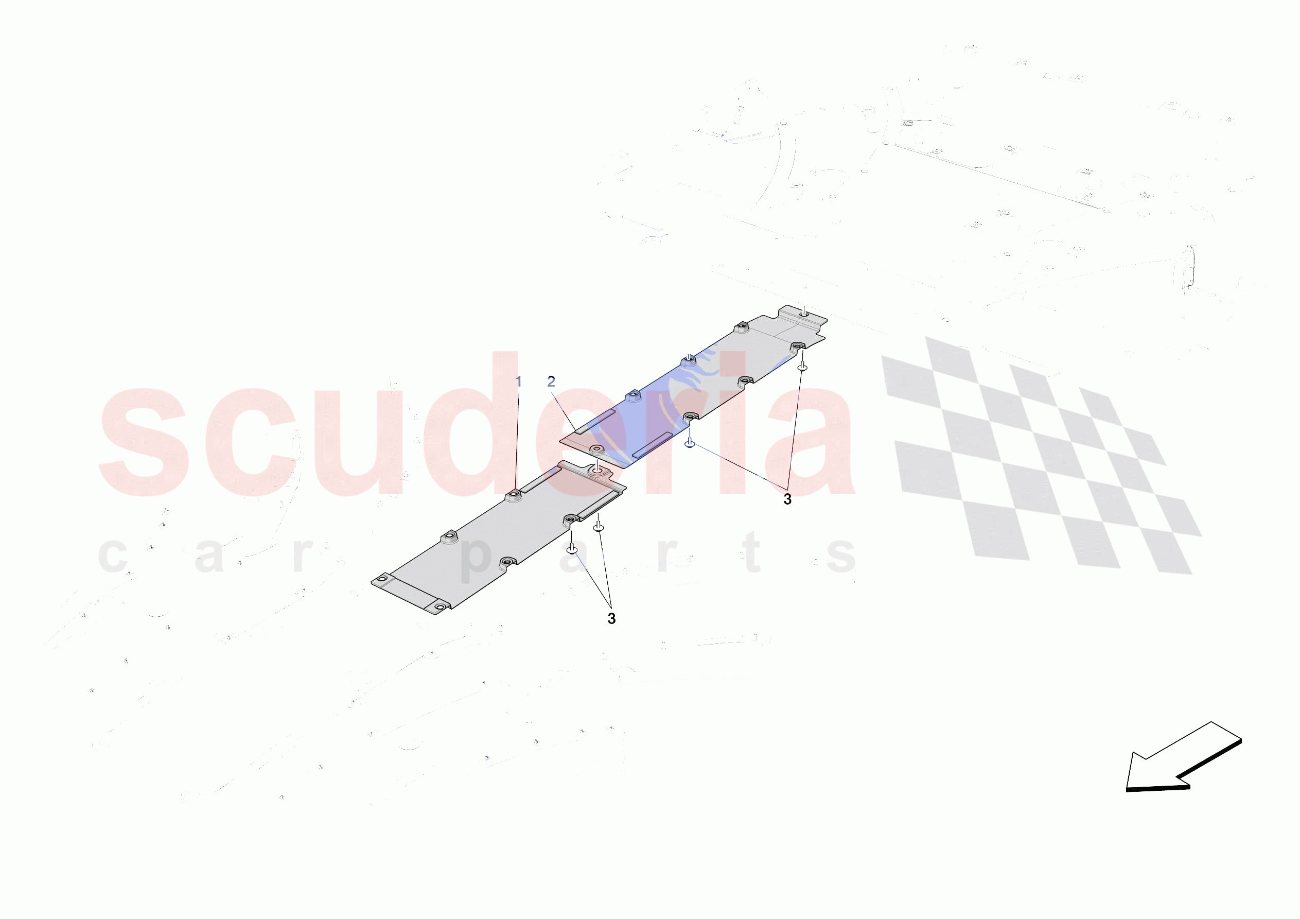 CENTRE SHIELDS of Ferrari Ferrari SF90 XX Spider USA