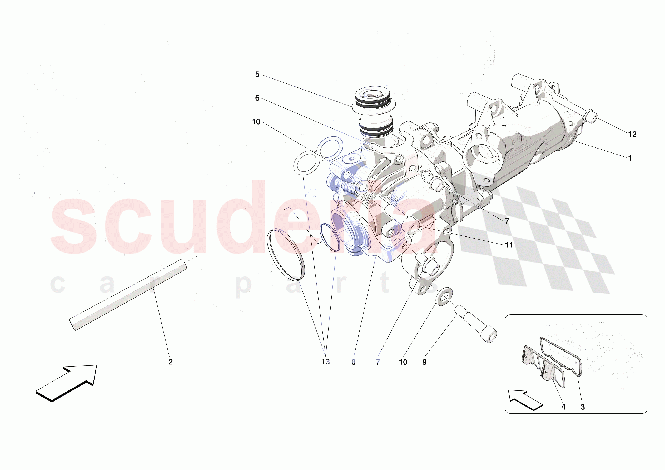 ENGINE OIL PUMP of Ferrari Ferrari SF90 XX Stradale Europe