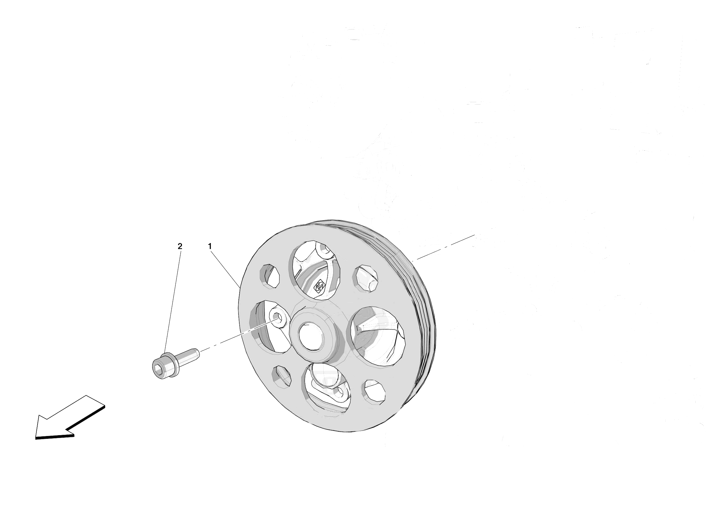 ENGINE COOLING SYSTEM PUMP of Ferrari Ferrari SF90 XX Stradale Europe