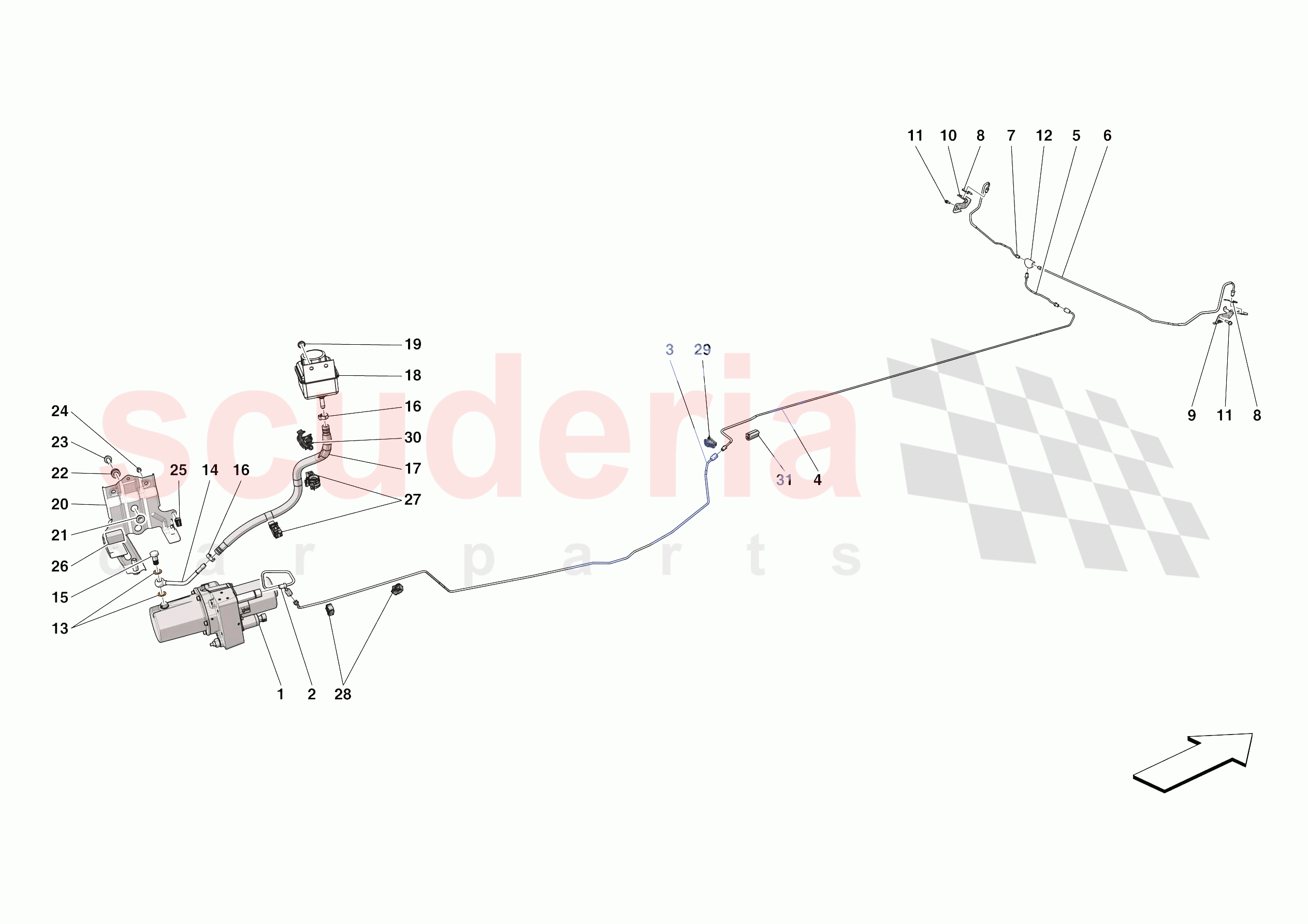 LIFTING THE VEHICLE of Ferrari Ferrari SF90 XX Stradale Europe