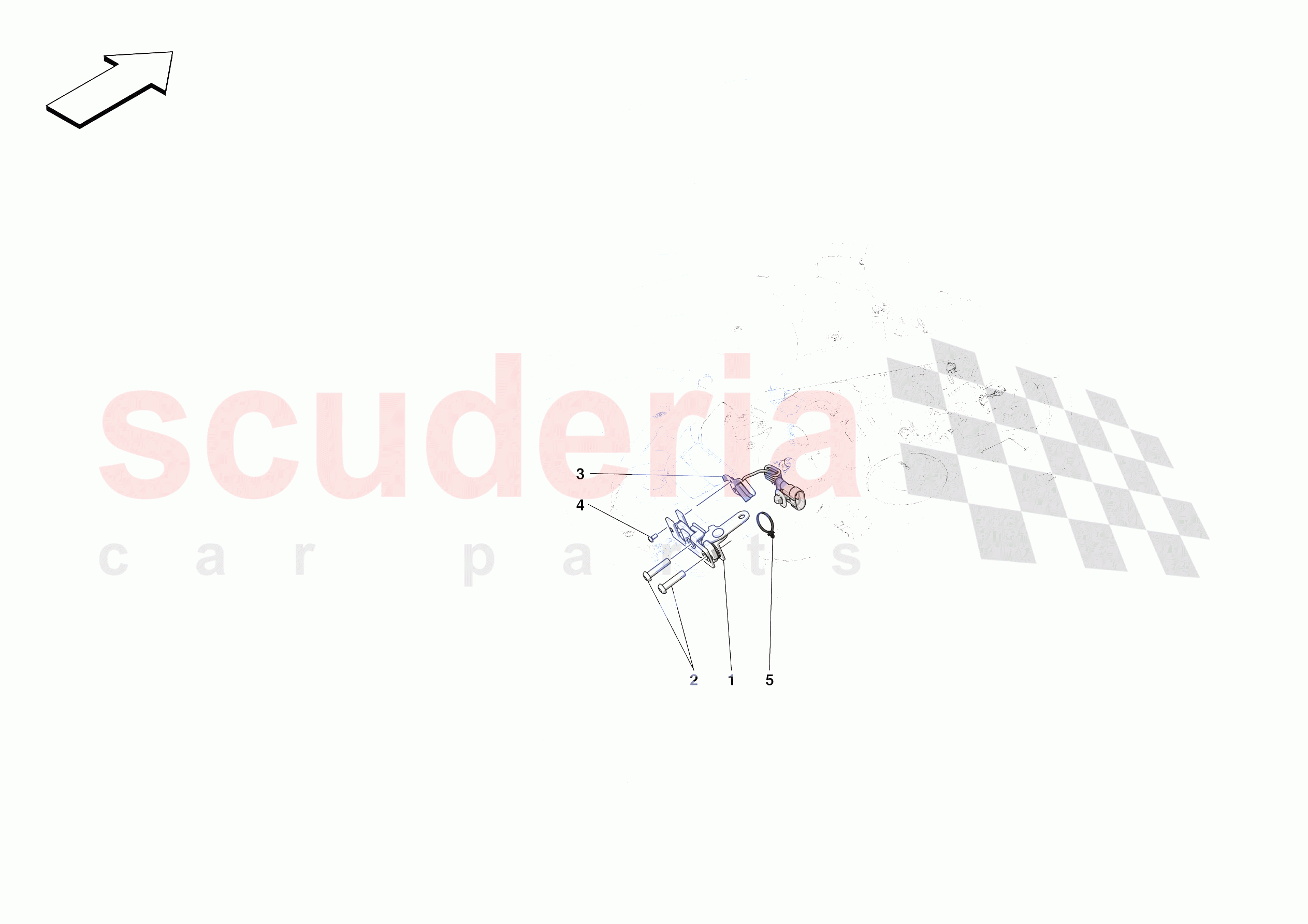 REAR LID LOCK of Ferrari Ferrari SF90 XX Stradale Europe