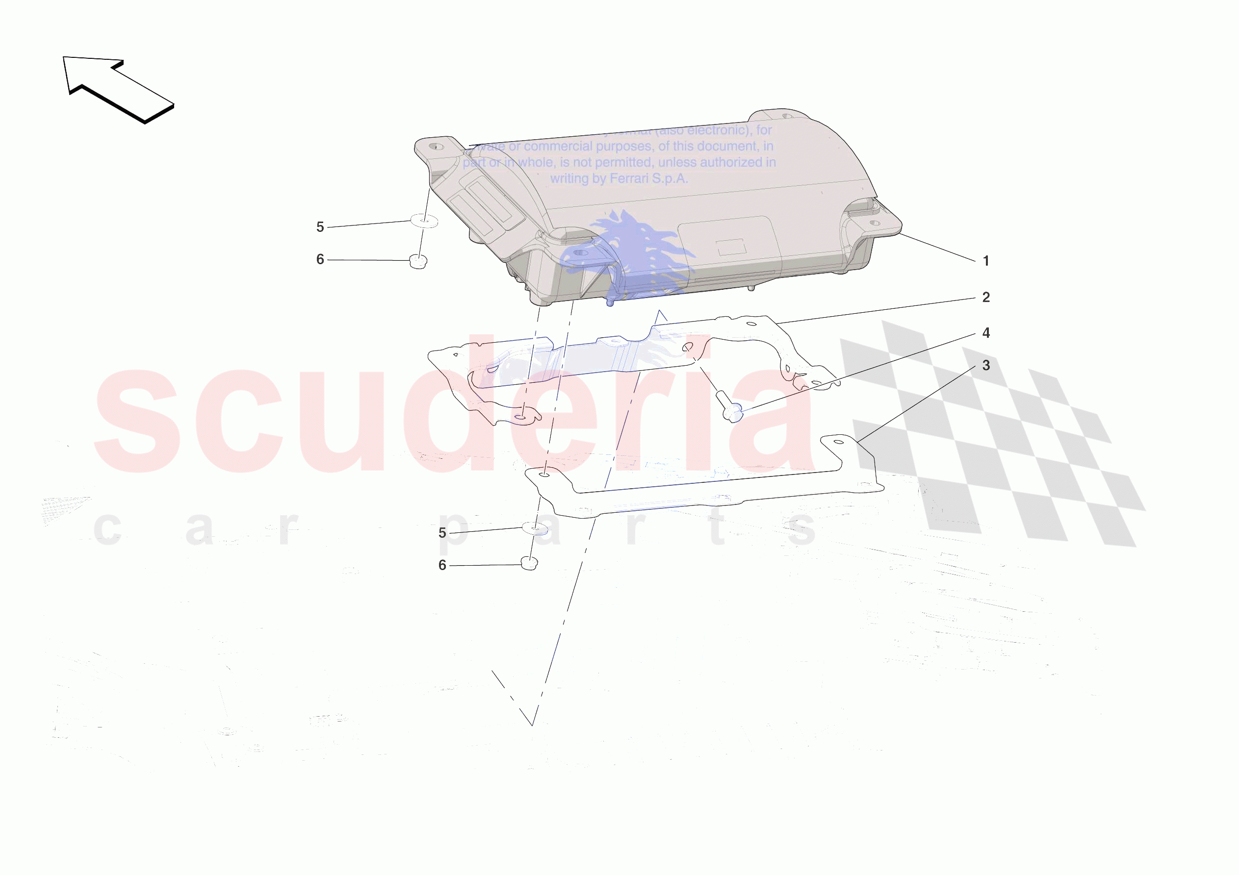 DASHBOARD - PASSENGER AIRBAG of Ferrari Ferrari SF90 XX Stradale Europe