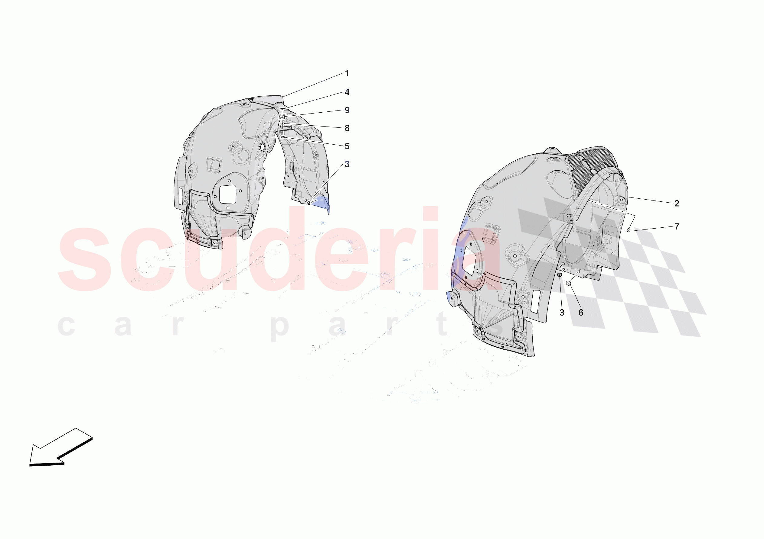 FRONT WHEELHOUSE of Ferrari Ferrari SF90 XX Stradale USA