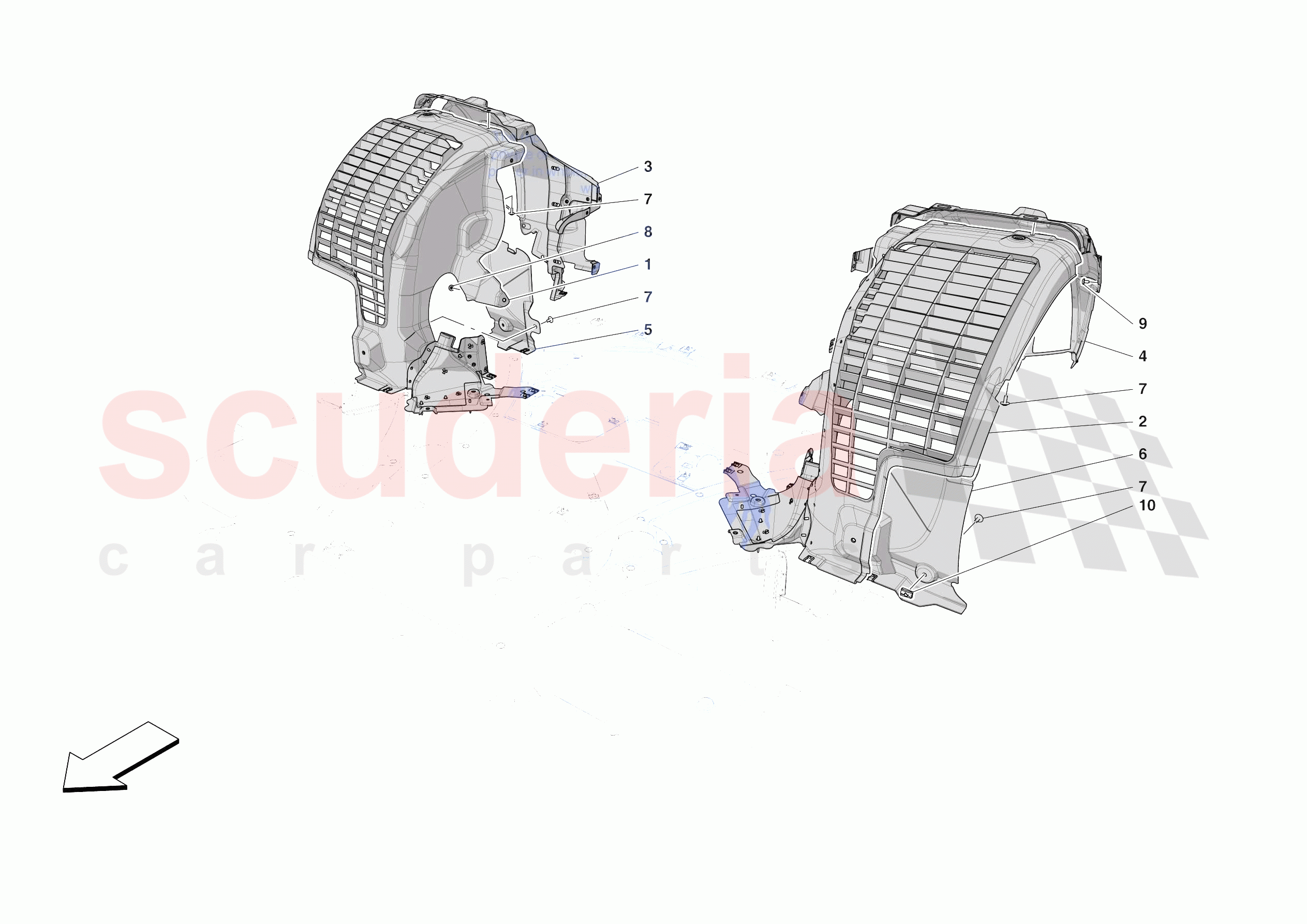 REAR WHEELHOUSE of Ferrari Ferrari SF90 XX Stradale USA
