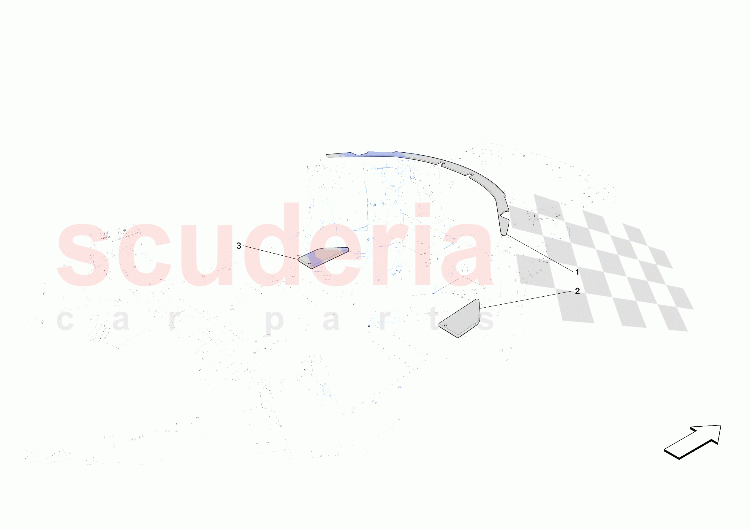 INTERNAL CABIN INSULATION of Ferrari Ferrari SF90 XX Stradale USA