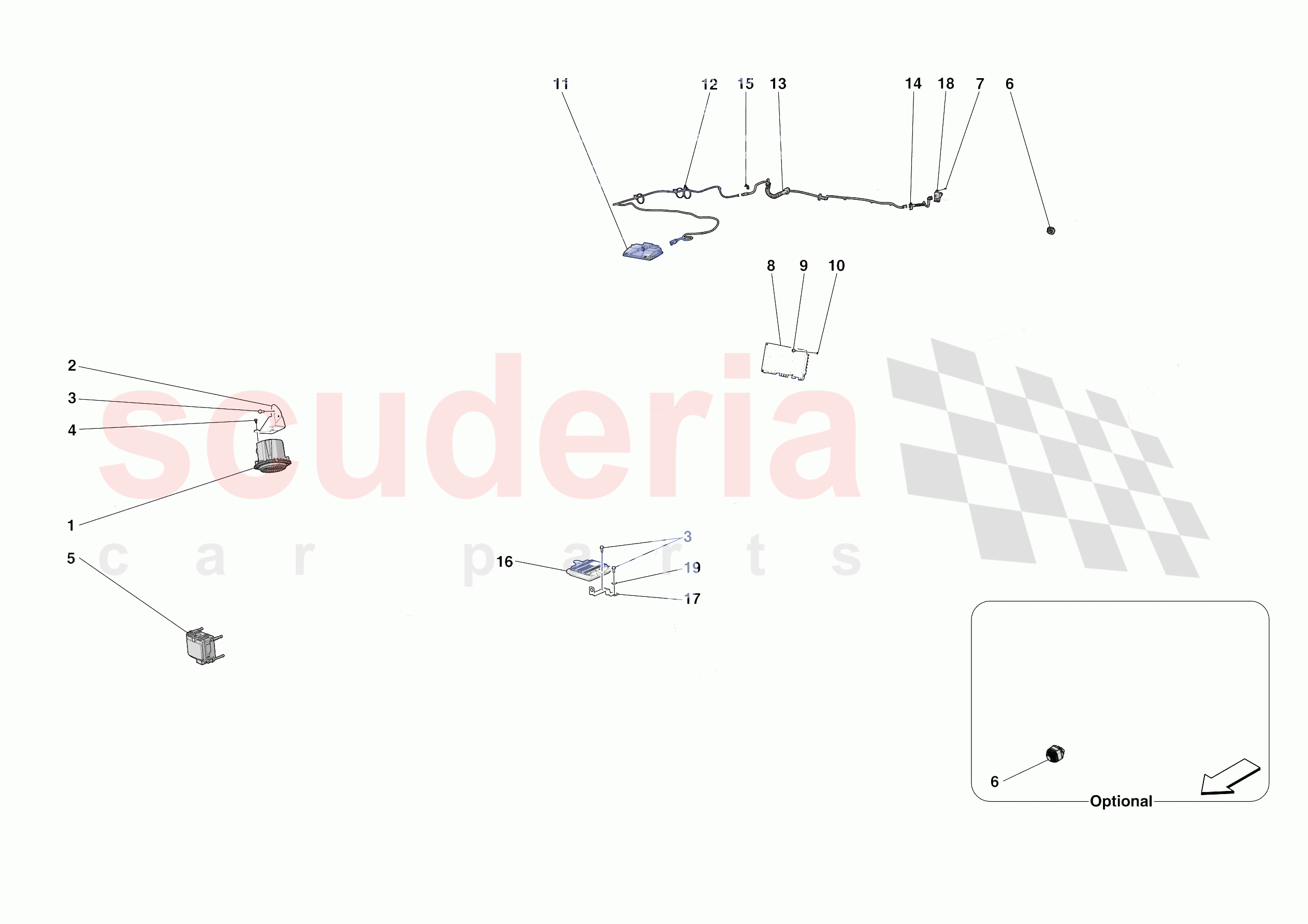 ADAS AND SENSORS of Ferrari Ferrari SF90 XX Stradale USA