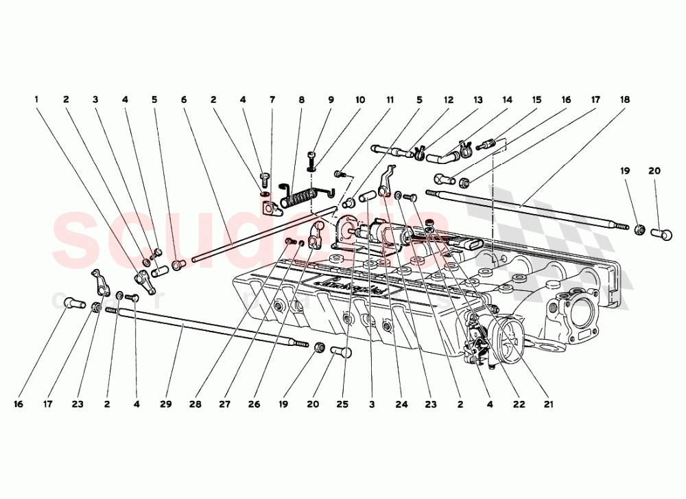 Accelerator Cables of Lamborghini Lamborghini Diablo VT 6.0 (2000-2001)
