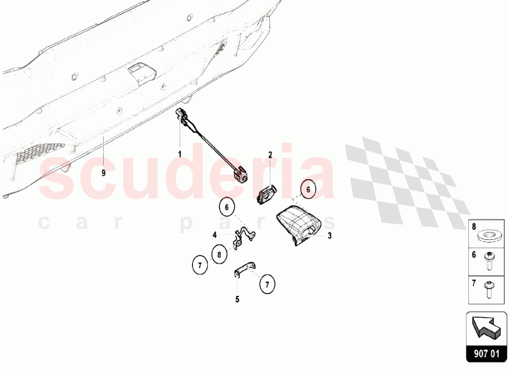 Rear View Camera 1 of Lamborghini Lamborghini Huracan LP580 Coupe