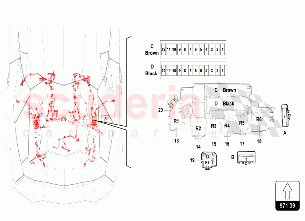 Fuses of Lamborghini Lamborghini Aventador LP740 S