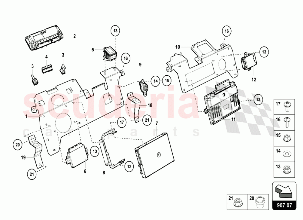ELECTRICAL SYSTEM 5 of Lamborghini Lamborghini Aventador LP720 Roadster