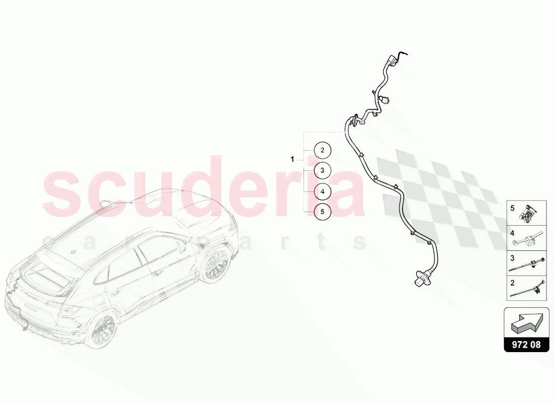 CABLE of Lamborghini Lamborghini Urus (2018-2019)