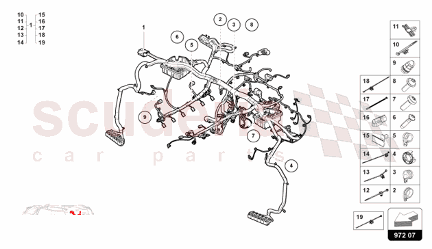 SET FOR ENGINE of Lamborghini Lamborghini Revuelto Coupe