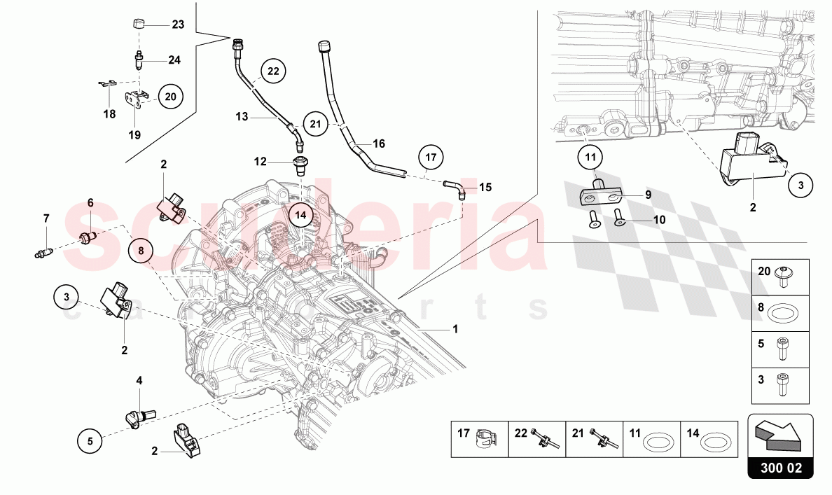 SENSORS of Lamborghini Lamborghini Aventador LP780 Ultimae