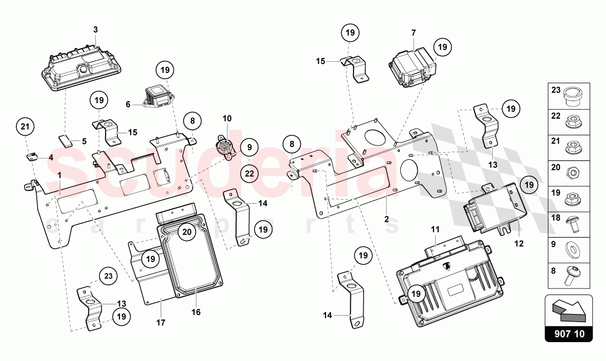 ELECTRICS of Lamborghini Lamborghini Aventador LP780 Ultimae Roadster