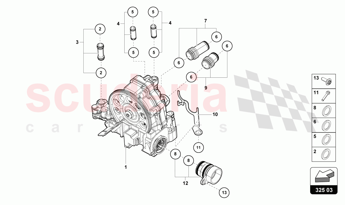 HYDRAULICS CONTROL UNIT of Lamborghini Lamborghini Huracan STO