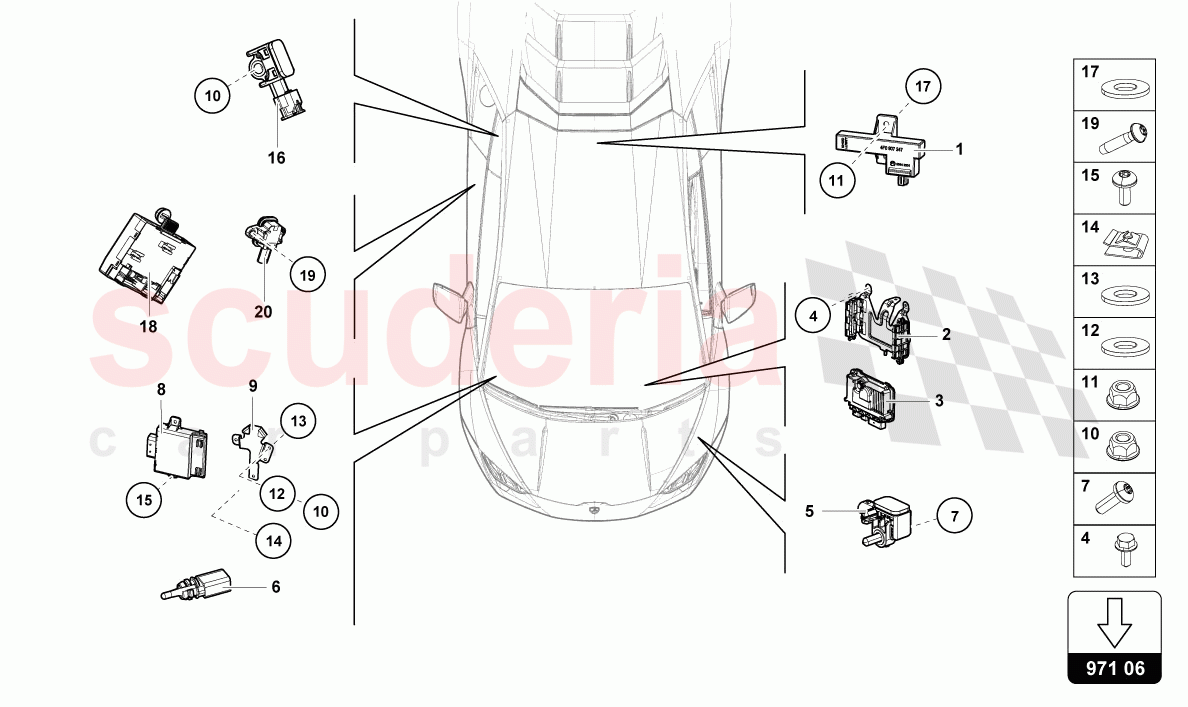 CONTROL UNIT of Lamborghini Lamborghini Huracan STO