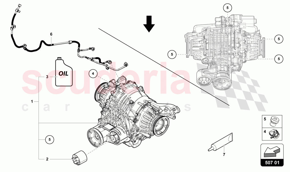 DIFFERENTIAL REAR of Lamborghini Lamborghini Urus (2019-2022)