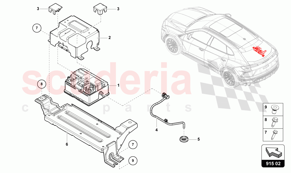 CAPACITOR FOR 48 V VEHICLE ELECTRICAL SYSTEM of Lamborghini Lamborghini Urus (2019-2022)