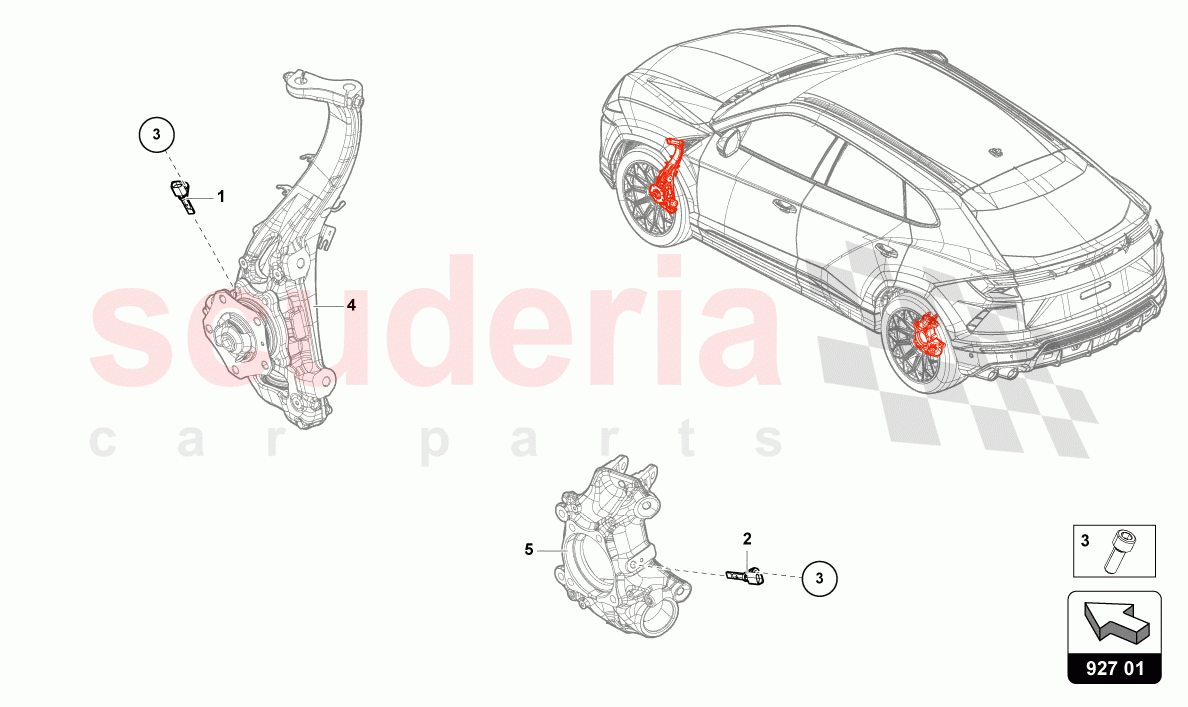 SPEED SENSOR of Lamborghini Lamborghini Urus Performante