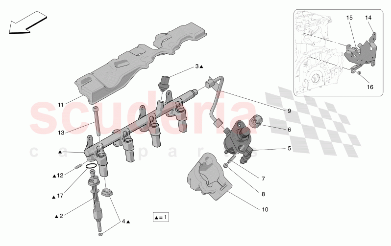 FUEL PUMPS AND CONNECTION LINES of Maserati Maserati Grecale GT Automatic 2.0 T4 4WD 300HP MHEV