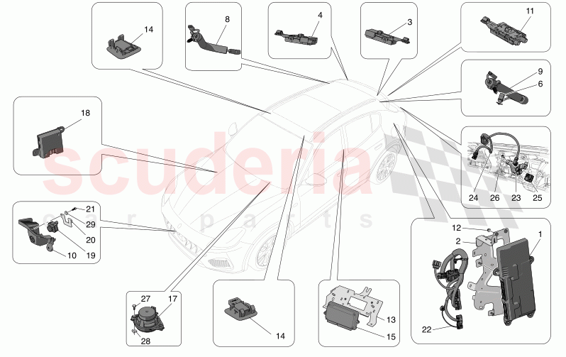 IT SYSTEM of Maserati Maserati Grecale Modena Automatic 2.0 T4 4WD 250HP MHEV