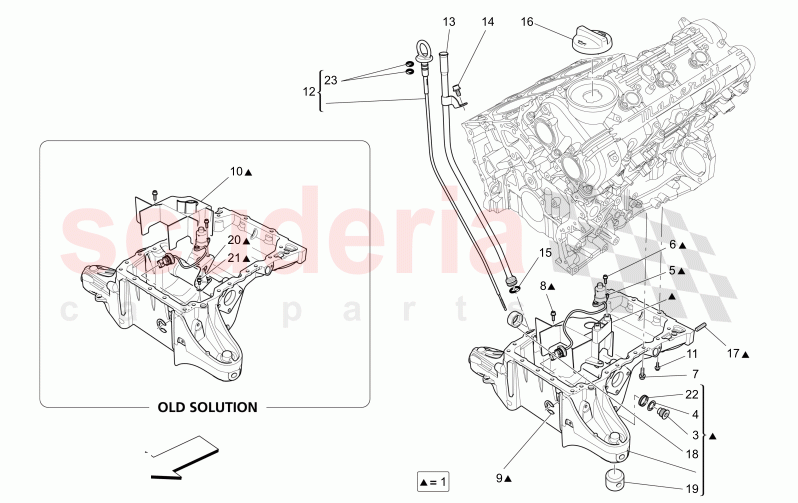 LUBRICATION SYSTEM: CIRCUIT AND COLLECTION of Maserati Maserati Levante Modena S Automatic 3.0 BT V6 4WD 430HP