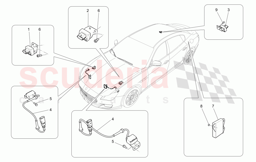 ELECTRONIC CONTROL (SUSPENSION) of Maserati Maserati Quattroporte (2013+) GTS