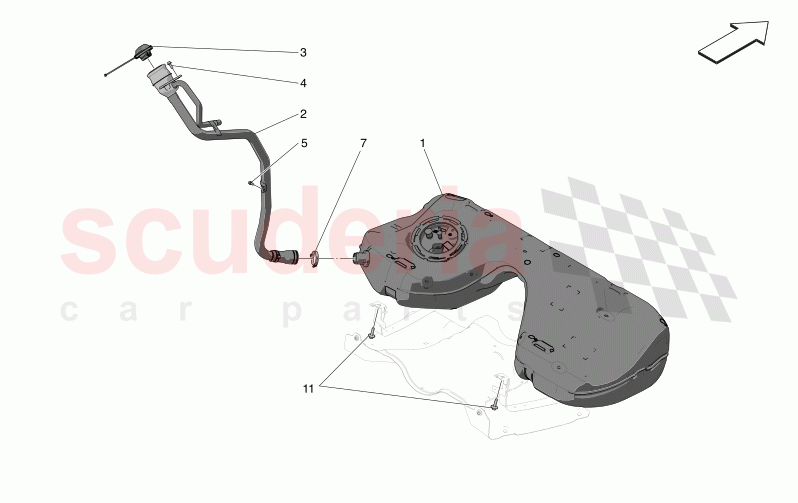 FUEL TANK of Maserati Maserati Grecale GT Automatic 2.0 T4 4WD 250HP MHEV