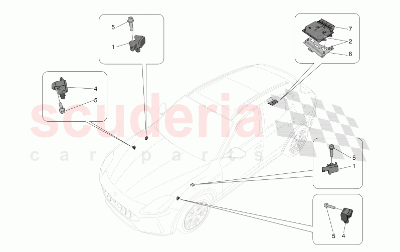 ELECTRONIC CONTROL (SUSPENSION) of Maserati Maserati Grecale Folgore Automatic 4WD BEV 400 kW