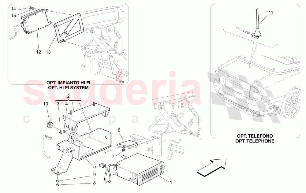 IT SYSTEM of Maserati Maserati 4200 Spyder (2005-2007) CC