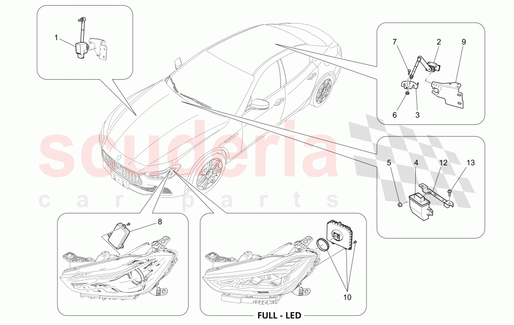 LIGHTING SYSTEM CONTROL of Maserati Maserati Ghibli (2017+) S