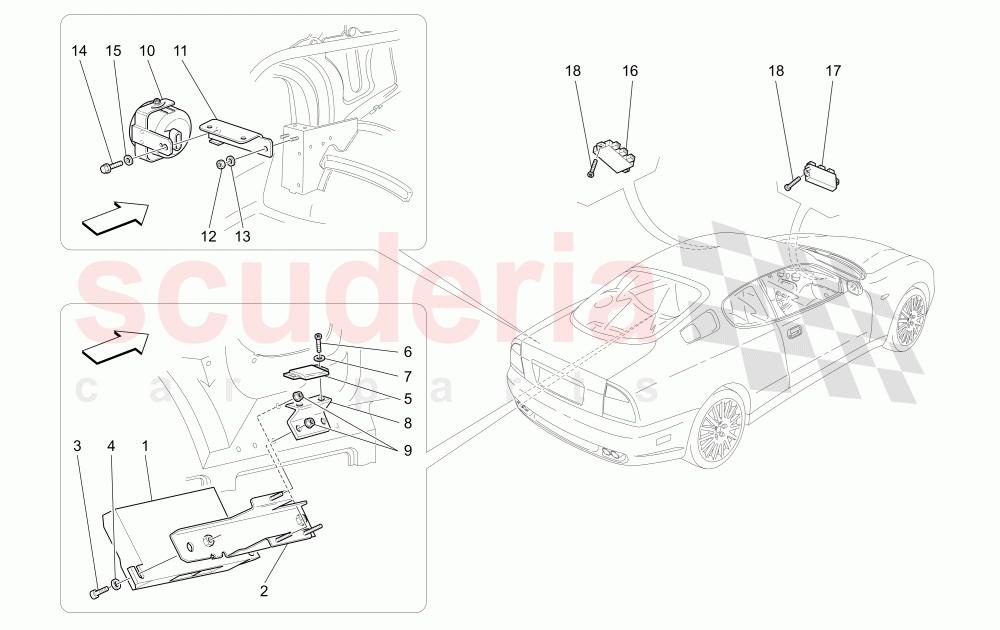ALARM AND IMMOBILIZER SYSTEM of Maserati Maserati 4200 Coupe (2002-2004) GT