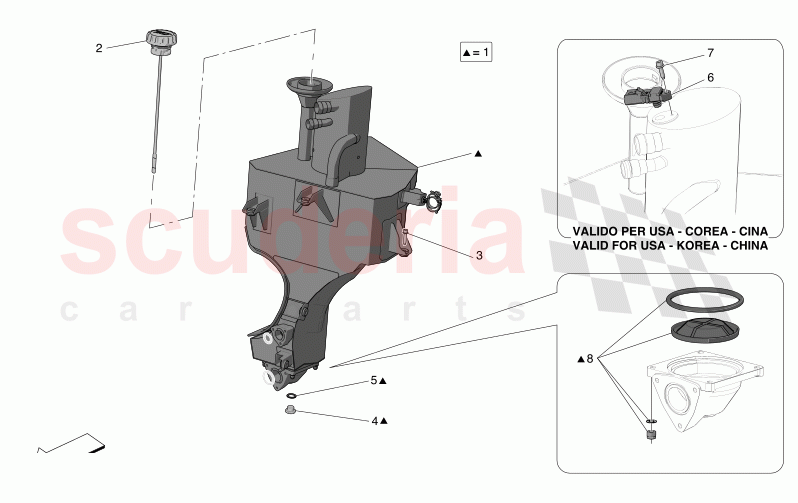 LUBRICATION SYSTEM: CIRCUIT AND COLLECTION of Maserati Maserati MC20 Leggenda Automatic 3.0 BT V6 2WD 630HP