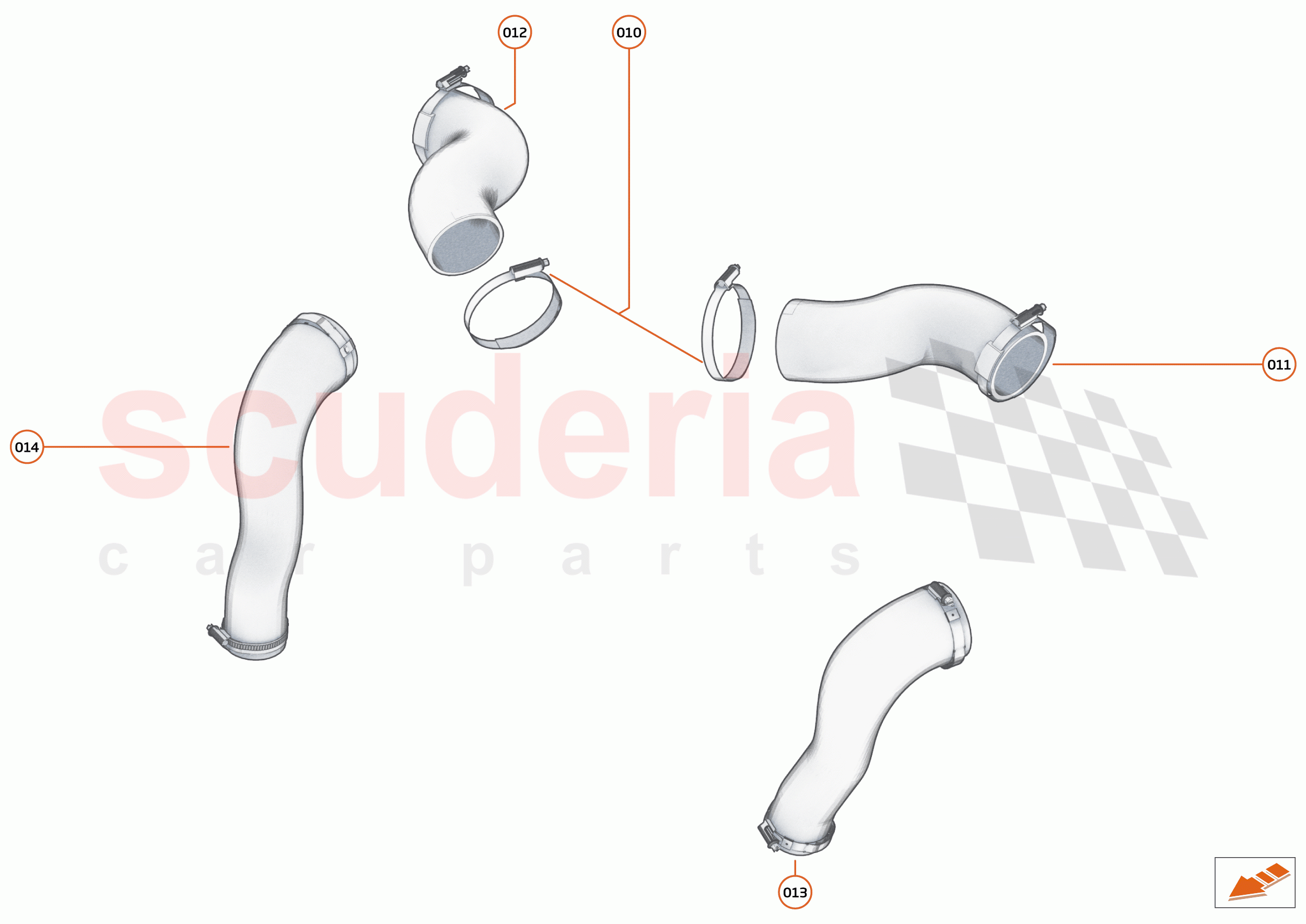 27 - AIR INDUCTION SYSTEMS - AIS - 27.2 - AIS - HIGH PRESSURE SYSTEM of McLaren McLaren GT