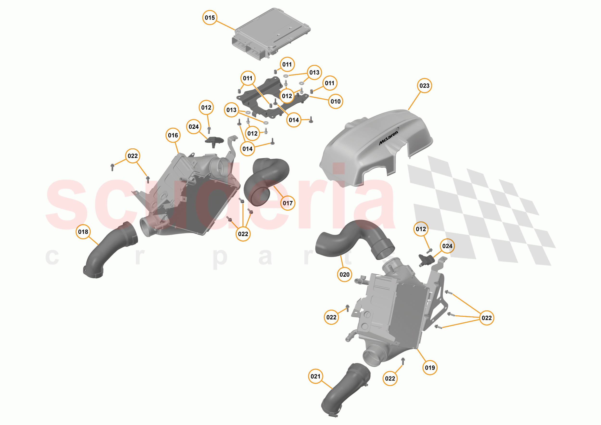 16 - F1 - POWER UNIT - 16.16 - 01 - POWER UNIT - WCAC SYSTEM + ECM of McLaren McLaren 675LT Coupe