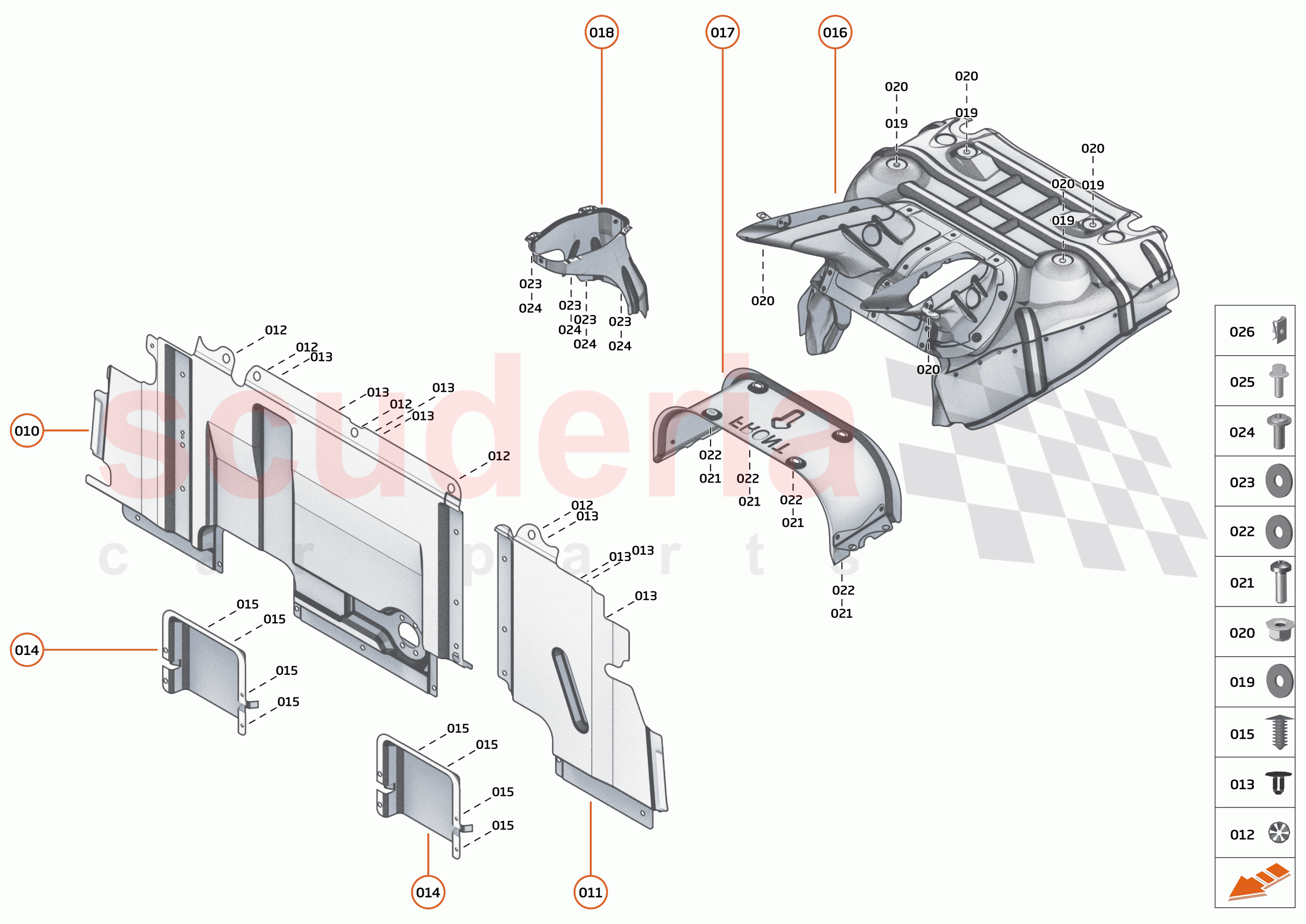 25 - NVH HEAT INSULATION - 25.2 - INSULATION VEHICLE MOUNTED of McLaren McLaren Artura