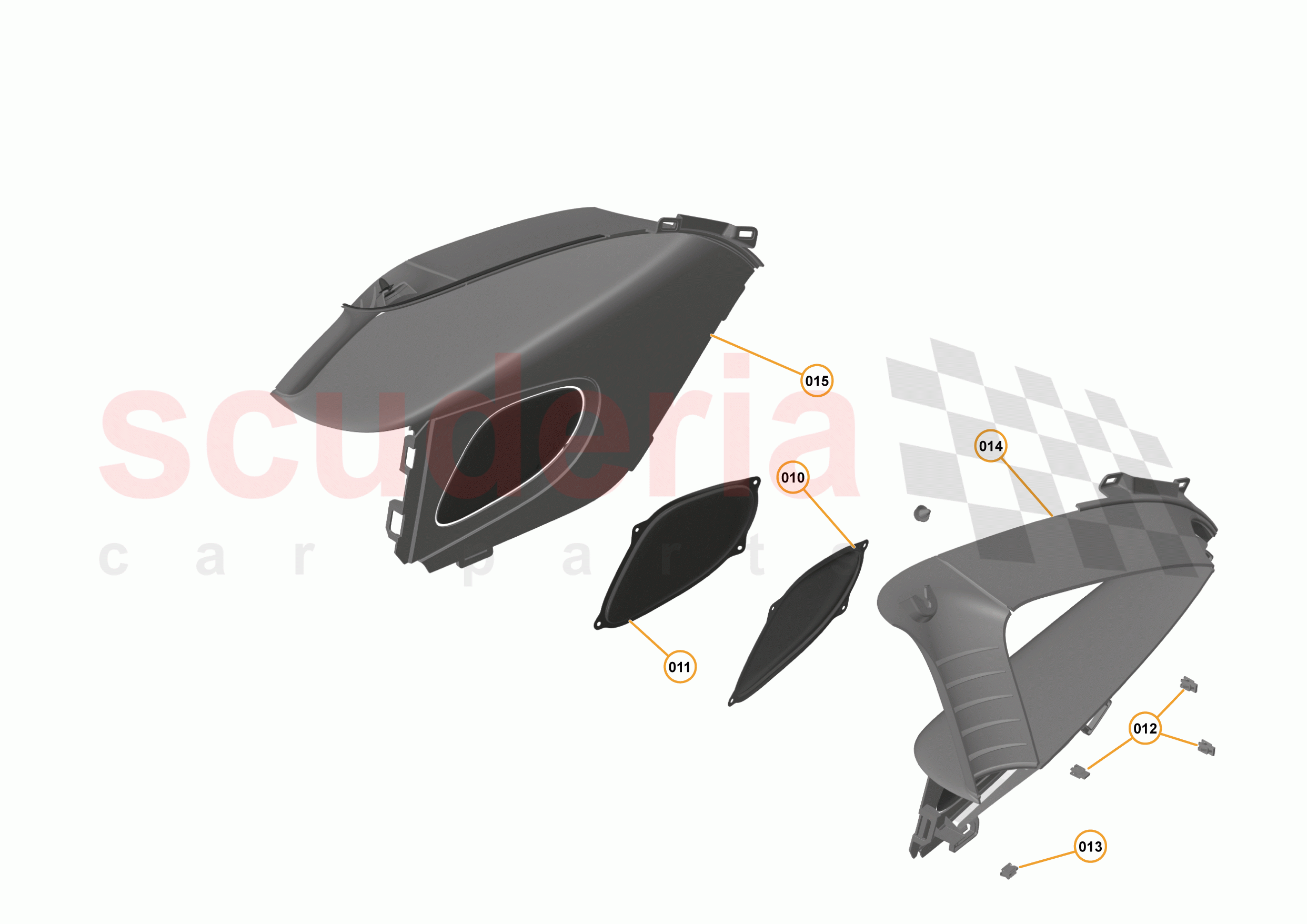47 - INTERIOR SYSTEMS - 47.22 - LOWER & REAR TRIM - REAR QUARTER TRIM - MID-LINE of McLaren McLaren 570GT