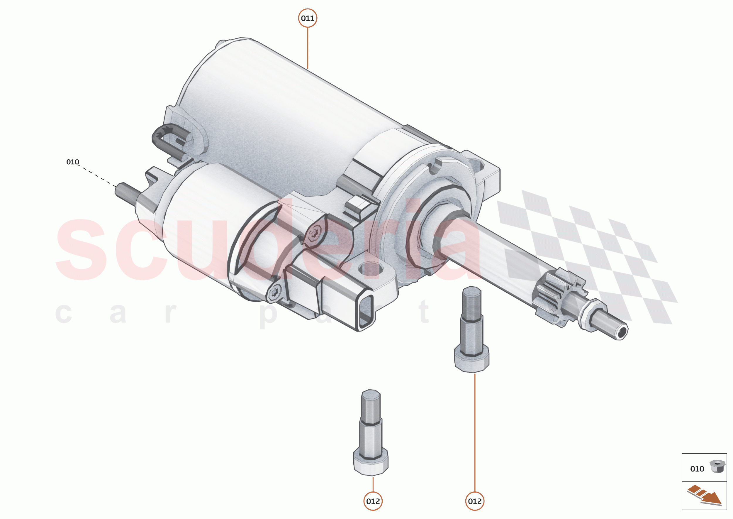26 - ENGINE ANCILLIARIES - 26.1 - STARTER MOTOR of McLaren McLaren Senna GTR