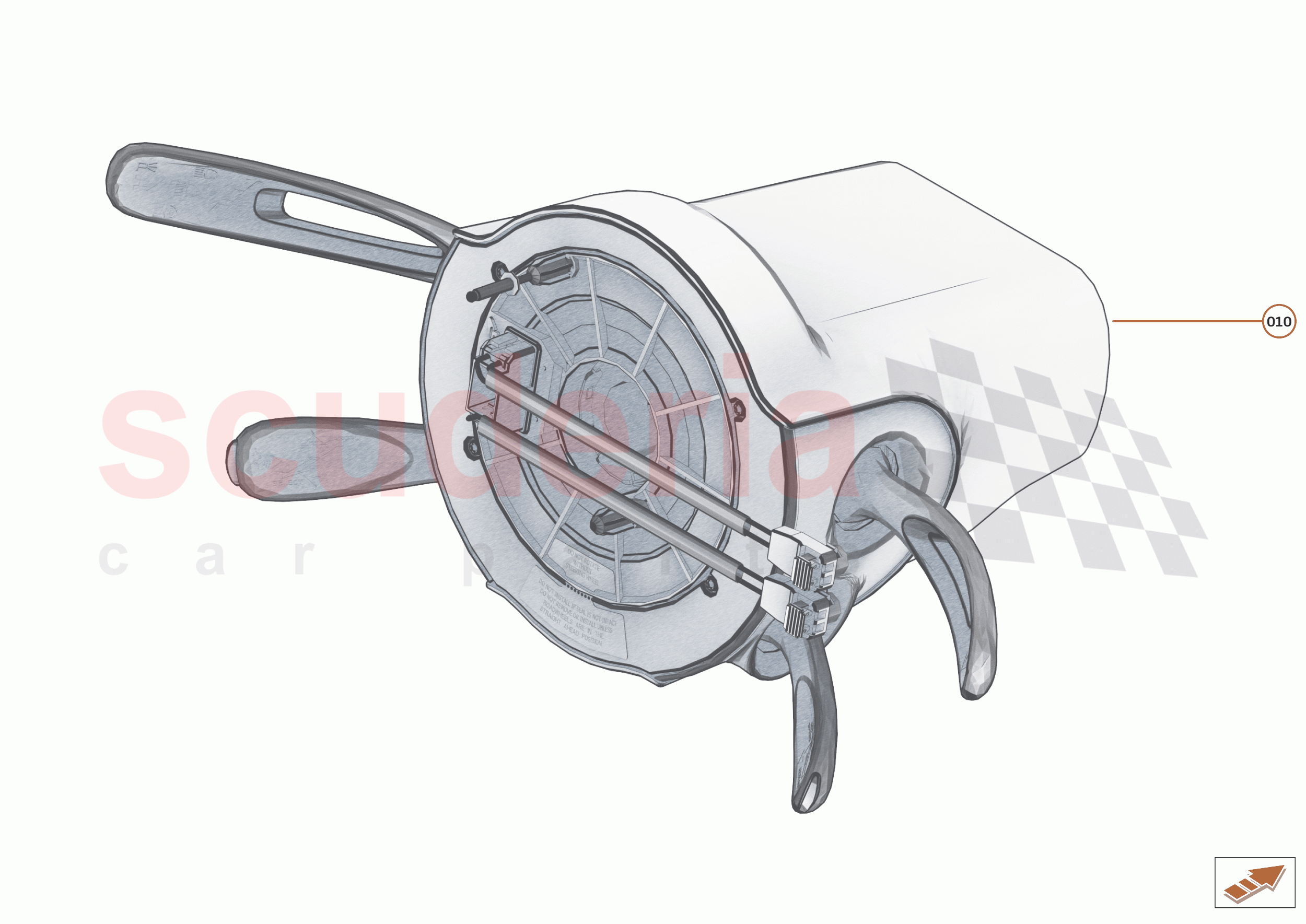 38 - ELECTRICAL SYSTEMS - 38.8 - STEERING COLUMN MODULE of McLaren McLaren Senna