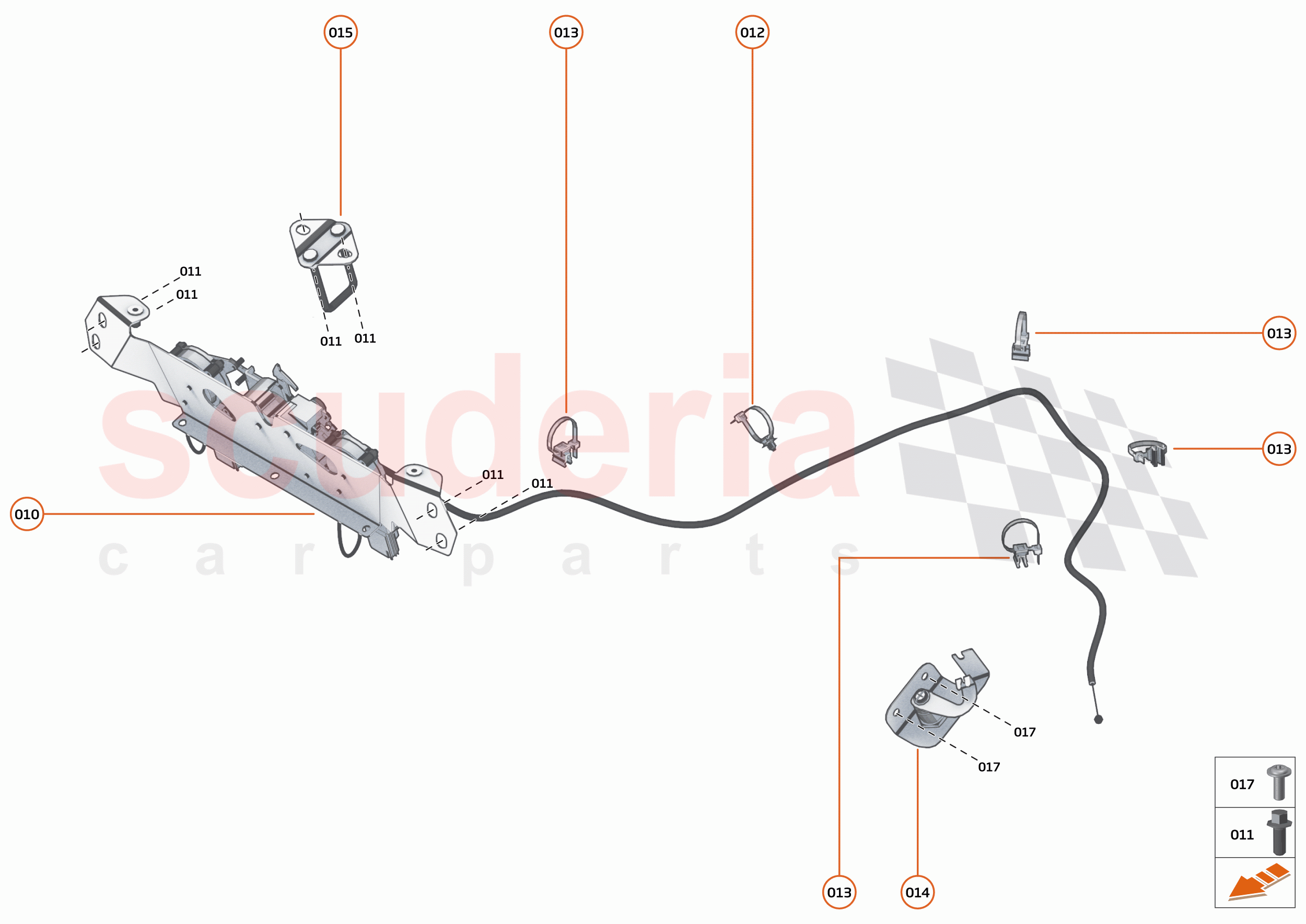 7 - CLOSURES - 7.3 - BONNET LATCH of McLaren McLaren 750S Spider