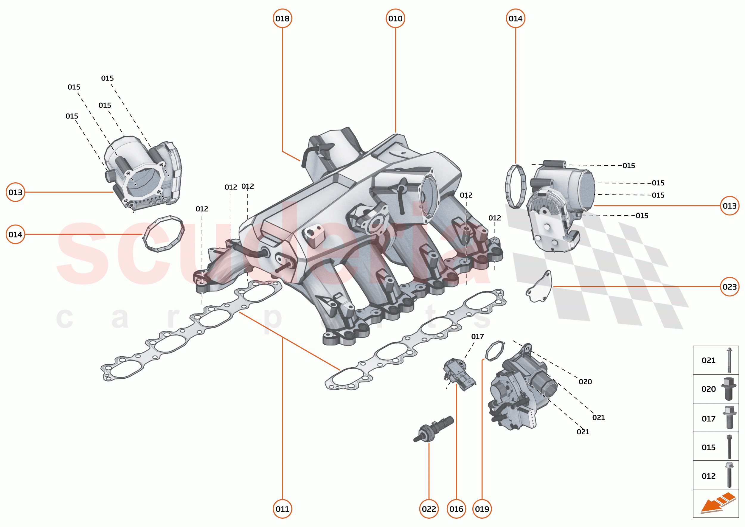 34 - ENGINE - 34.3 - INLET MANIFOLD of McLaren McLaren 750S Coupe