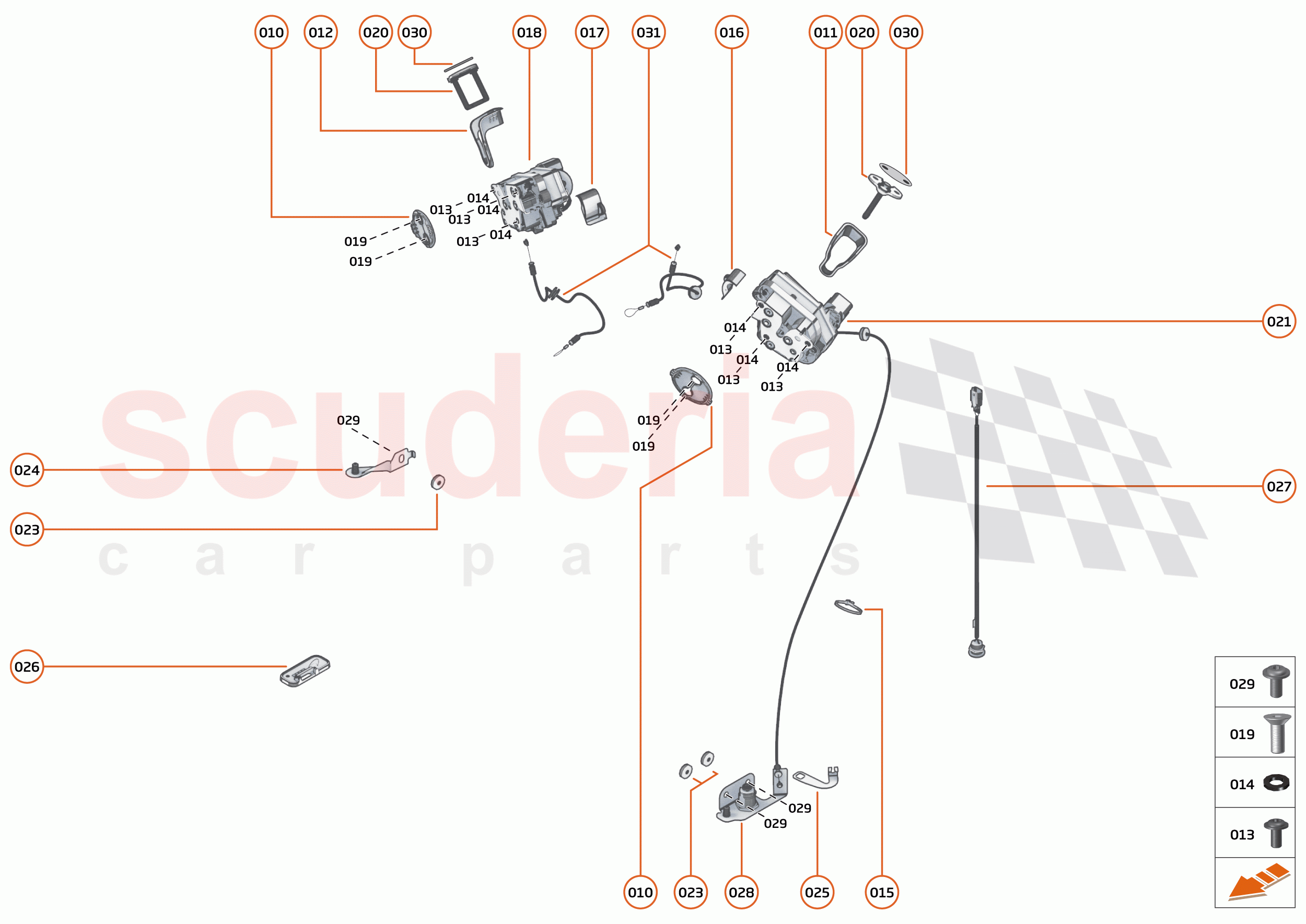 7 - CLOSURES - 7.6 - DOOR LATCH of McLaren McLaren 765LT Spider