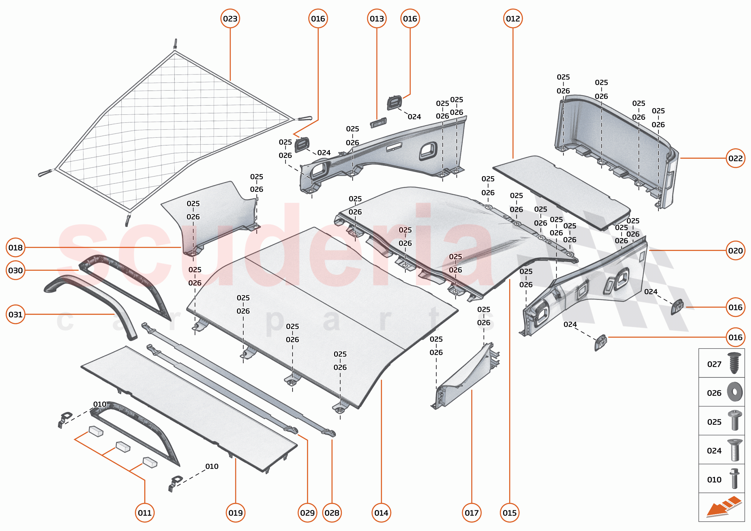 41 - INTERIOR SYSTEMS - 41.9 - LUGGAGE BAY TRIM of McLaren McLaren GT