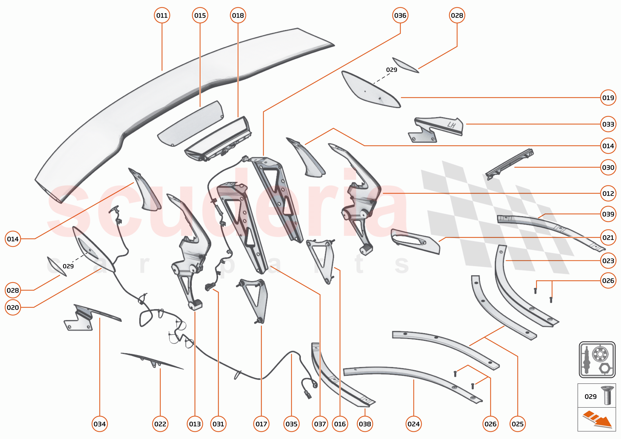 9 - EXTERIOR ORNAMENTATION - 9.8 - HIGH DOWNFORCE KIT - HDK of McLaren McLaren 570S Spider
