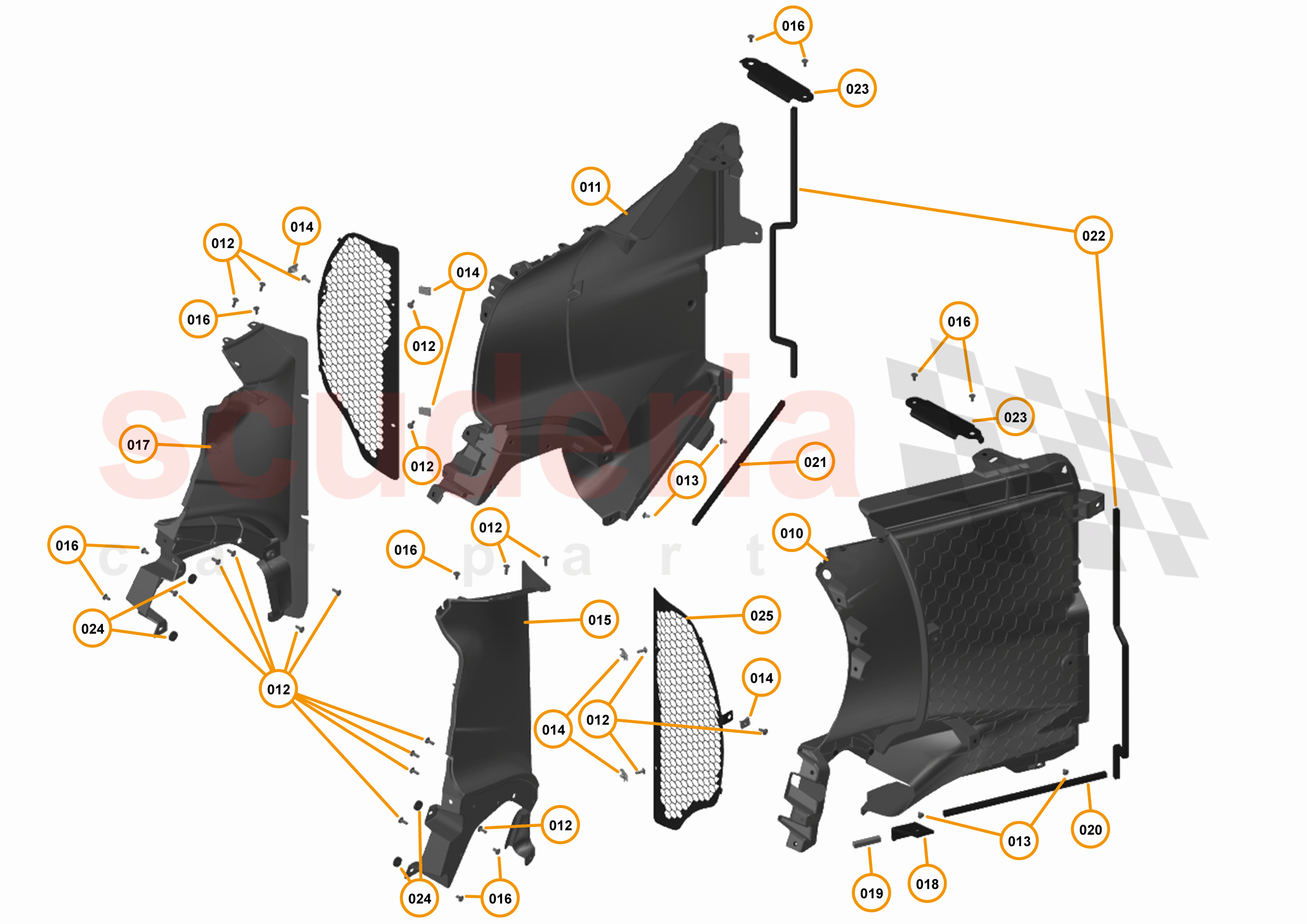 14 - DUCTS, VENTS & FLOORS - 14.2 - SIDE DUCTS & VENTS of McLaren McLaren 720S Coupe