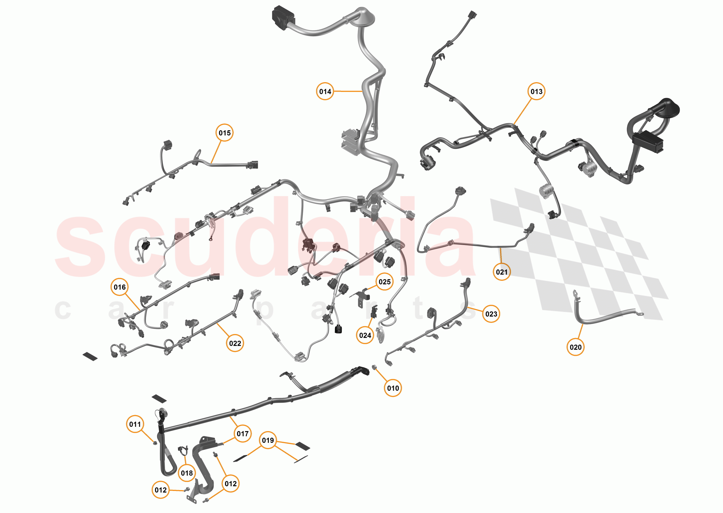 23 - M1 - ELECTRICAL DISTRIBUTION - 23.5 - 01 - ELECTRICAL DISTRIBUTION - POWERTRAIN of McLaren McLaren 675LT Spider