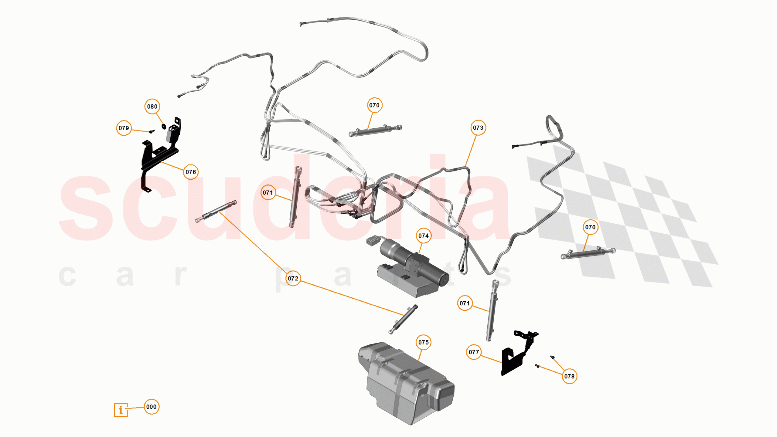 3 - A3 -CLOSURES - 3.14 - 06 - CONVERTIBLE ROOF - HYDRAULICS of McLaren McLaren 12C Spider