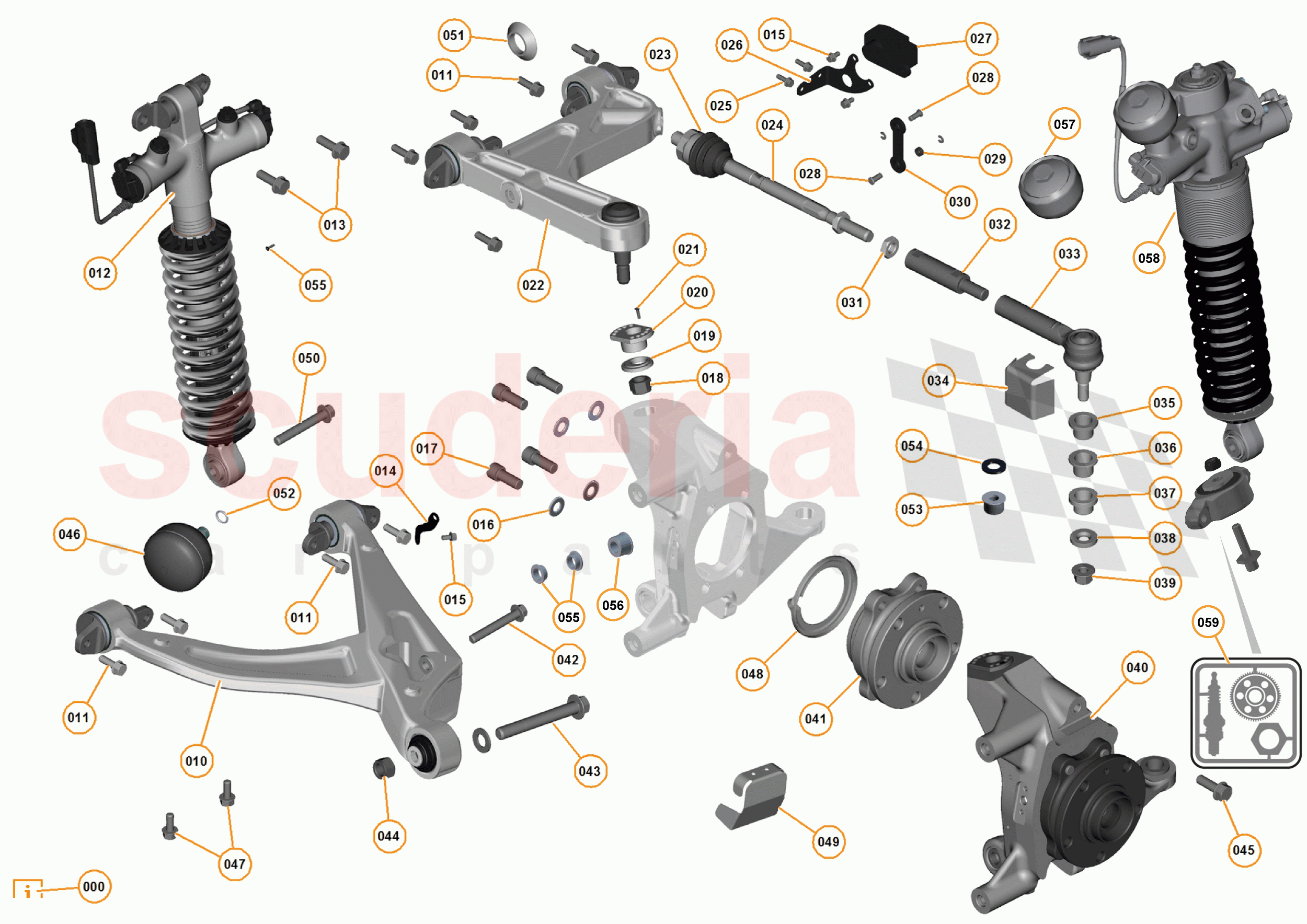 7 - B2 - REAR SUSPENSION - 7.1 - 01 - REAR SUSPENSION LH of McLaren McLaren 625C Coupe