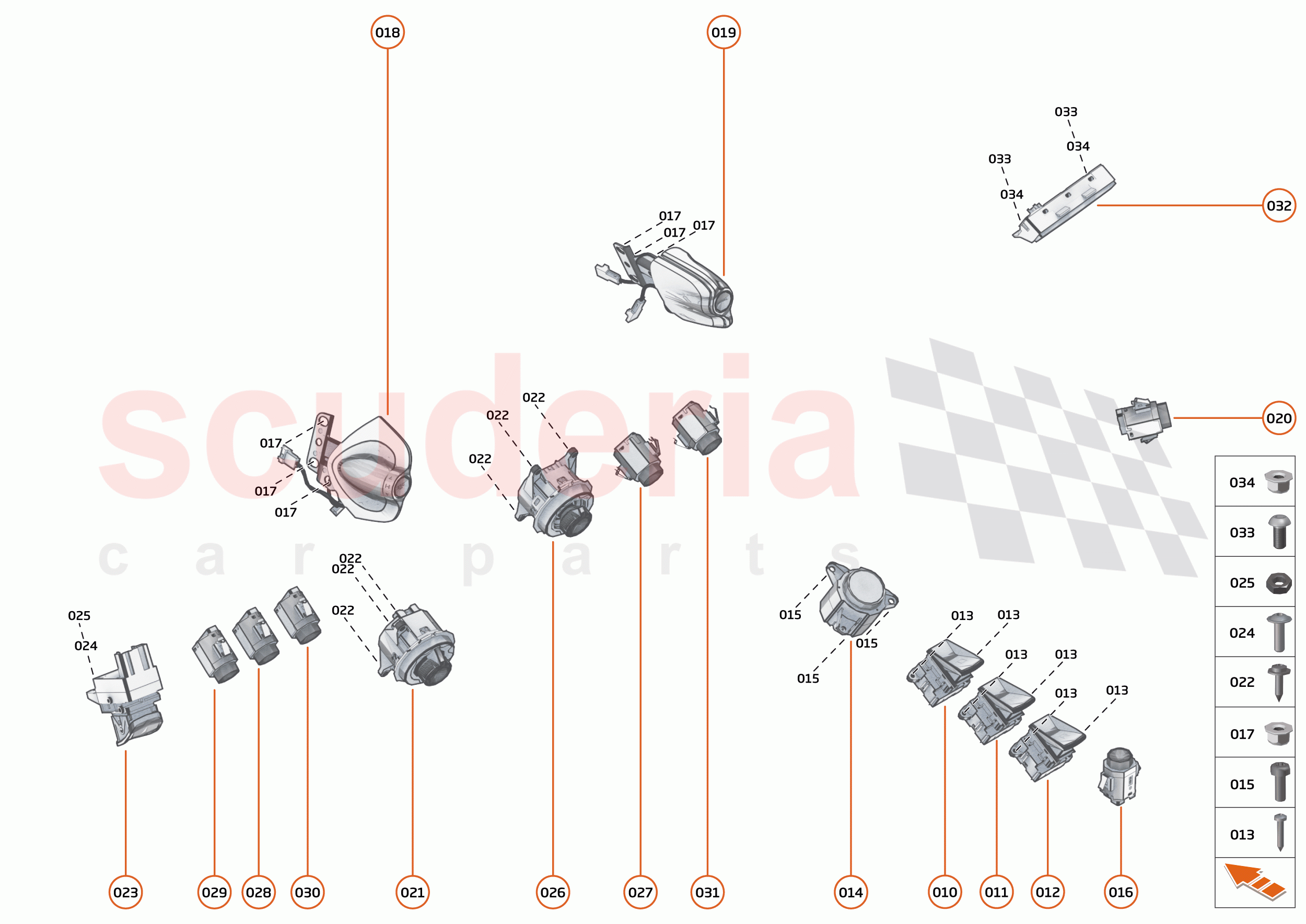 38 - ELECTRICAL SYSTEMS - 38.1 - INTERIOR SWITCHES of McLaren McLaren Elva