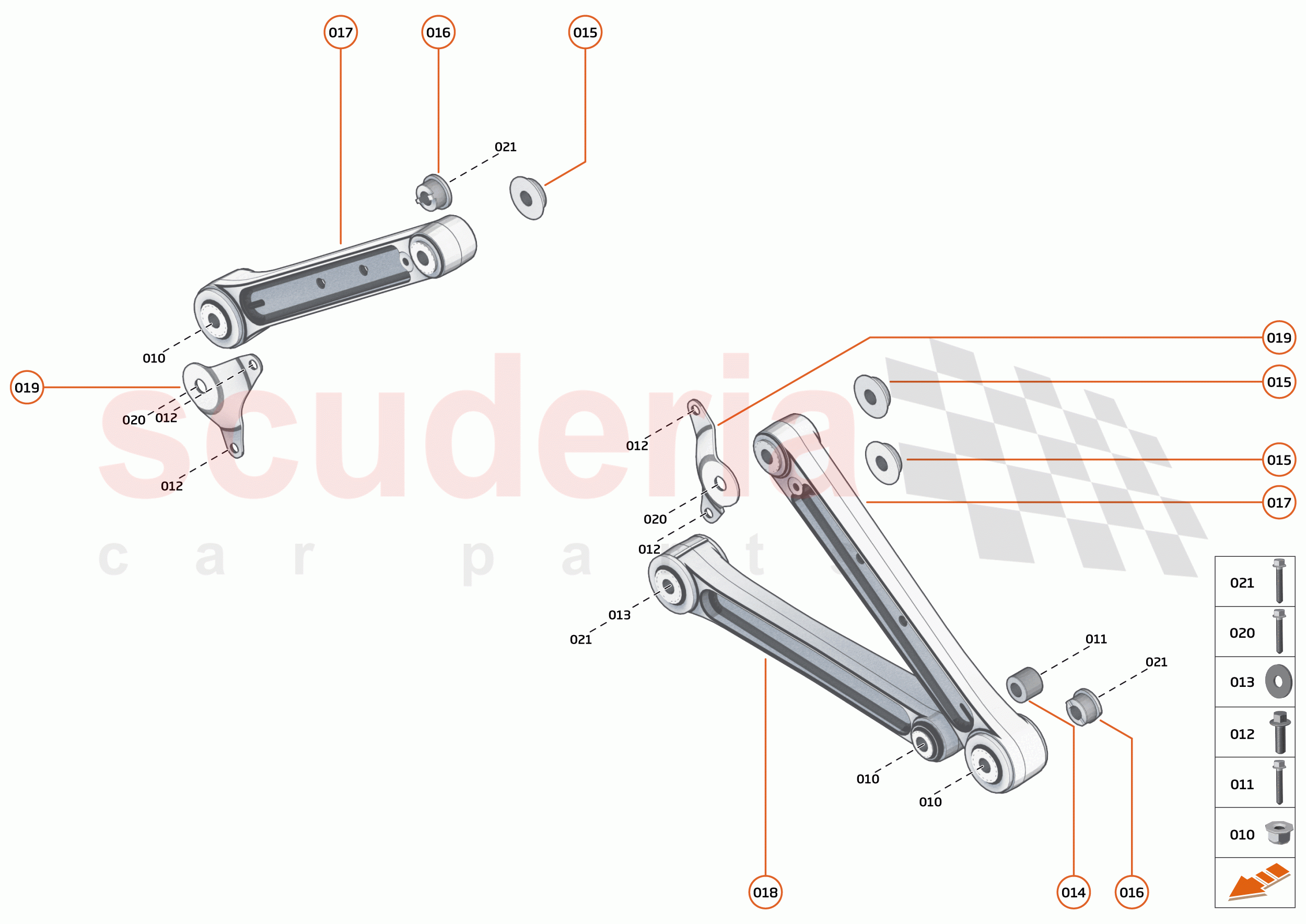 21 - POWERTRAIN MOUNTING SYSTEM - 21.1 - REAR AXLE MOUNTING SYSTEM of McLaren McLaren Speedtail